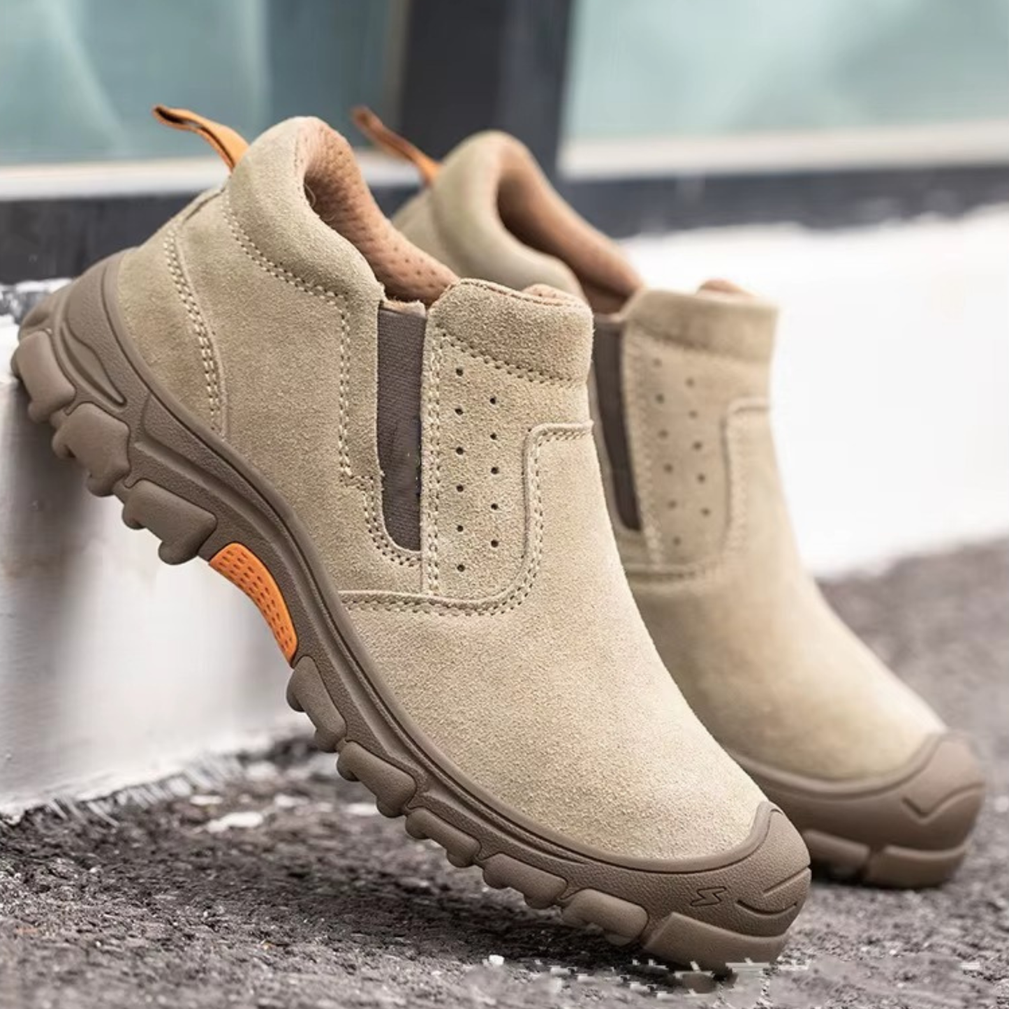 נעלי עבודה בטיחותיות עם תמיכה אורתופדית לנוחות מקסימלית