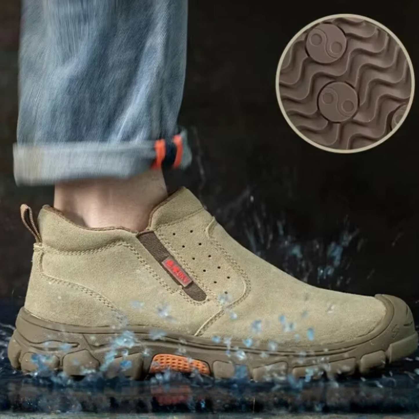 נעלי עבודה בטיחותיות עם תמיכה אורתופדית לנוחות מקסימלית